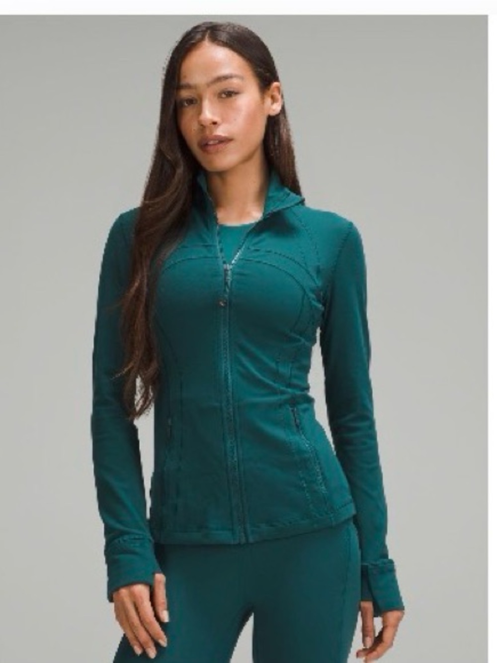 lululemon athletica Teal Full-Zip Athletic Jacket